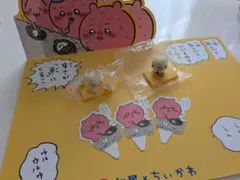 ちいかわ　松屋　　フィギュア　うさぎ　ラッコ　シート2枚　ピック3枚