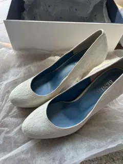 【BENIR/ベニル】ブライダルシューズ　36（23cm） 12cmヒール