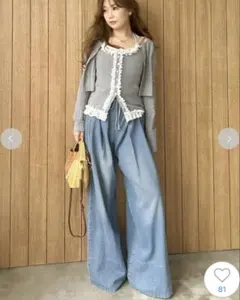 snidel バリエウエストレイヤードパンツのサムネイル