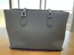 【最終値下げ】EMPORIO ARMANI ブルーグレー ショルダーバッグ