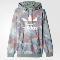 アディダス　オリジナルス　トレフォイルパーカー　フーディ　PASTEL CAMO
