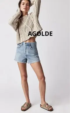 未使用美品 AGOLDE DEE SHORT デニムショーツ 27 Plageのサムネイル
