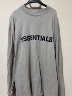 (着用少)fear of god essentials ロゴT