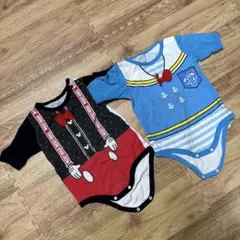 ミッキーマウス　ロンパース2点セット　70cm ドナルド
