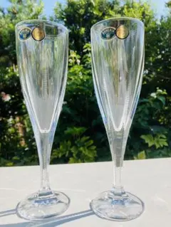 シャンパングラス　ボヘミア　クリスタル　チェコ共和国