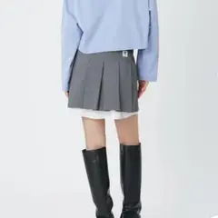 【FRAY I.D×pierre cardin】シャツレイヤードミニスカート