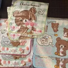 San-X Chairoikoguma プチタオル(リラックマ) 3種各2枚のサムネイル