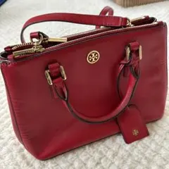 トリーバーチ　赤　レッド　ショルダーバック　ハンドバッグ