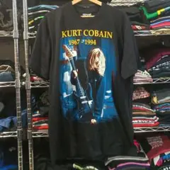 ニルヴァーナ カート・コバーン 両面プリント バンドＴシャツ L