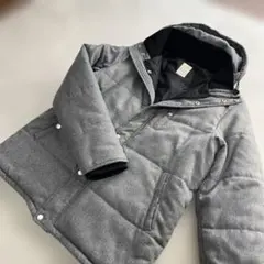 BACK NUMBER リブ襟 フード付きグレージャンパー　メンズ　L