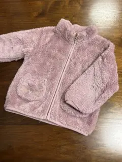 any FAM キッズ フリースジャケットくすみピンク サイズ100