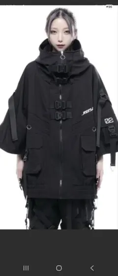 バックステージパス トリプレットバックル メッシュ オーバーサイズ 