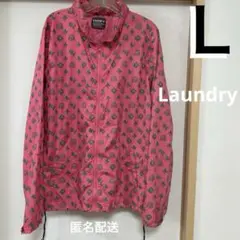 Laundry ナイロンジャケット パーカー ウィンドブレーカー Ｌ　フードつき