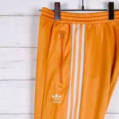 アディダス ジャージ パンツ ベッケンバウアー 両サイドファスナー オレンジ　M