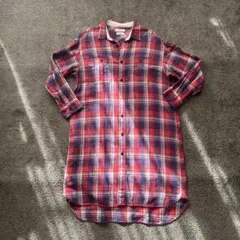 BACK NUMBER 長袖チェックシャツ Lサイズ