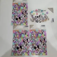 ディズニーストア FLAGSHIP TOKYO グランドオープニング シール4枚