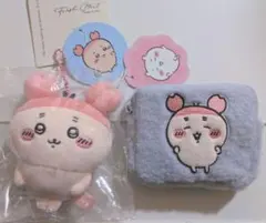 ちいかわ　古本屋　カニちゃん　マスコット　ふわふわミニポーチ