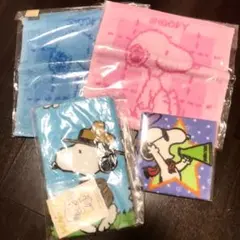 スヌーピー　タオル4枚セット