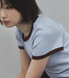 feepur ソフトタッチコンパクトリンガーTee ブルー