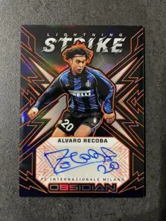 2025-26 Panini Obsidian レコバ 直筆サイン インテル