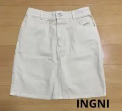 レディース スカート 台形型 ベージュ INGNI