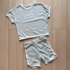 ロゴ半袖Tシャツ＆ジョギパンセット　90cm