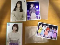 筒井あやめ　岩本蓮加　生写真　メッセージ付き　3.4期生ライブ