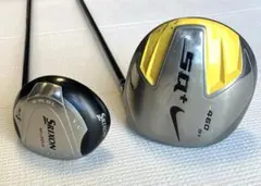 【希少】NIKE SQ+ 460 と SRIXON W-404 の2本セットのサムネイル