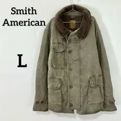 【Smith American N-1デッキジャケット 裏キルティング L】のサムネイル
