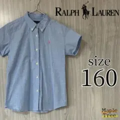 RALPH LAUREN ポニー　ブラウス　シャツ　160 ラルフ