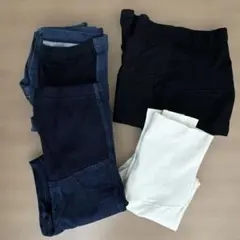【美品】UNIQLO マタニティ パンツ・スパッツ 4点セット