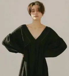 ETRE TOKYO リネンボリュームマキシドレスのサムネイル