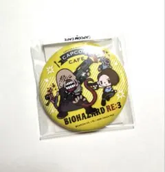 カプくじ バイオハザード×仕事猫 缶バッジ 2種セット ジル レオン