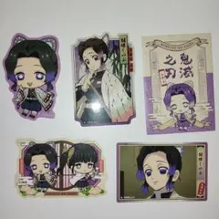 鬼滅の刃　胡蝶しのぶ ステッカー 4枚＋袋セット　まとめ売り