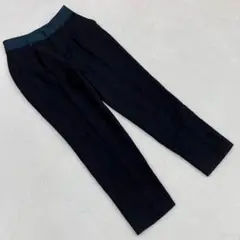 LAUTREAMONT スラックスパンツ ブラックテーパード 38ストレッチ
