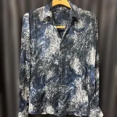 トルネードマート タイダイパイソンプリント シアードレスシャツ