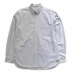 UR ROSSO オックスフォードBDシャツ M グレーストライプ