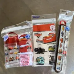 カーズ ランチグッズ おしぼりケース・お箸セット・コップ入3点セット スケーター