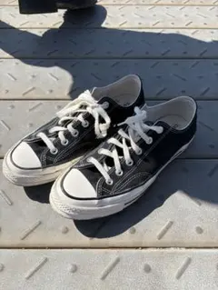 ct70 CONVERSE ブラック ローカット スニーカー