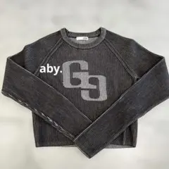 GYDA GG two color scheme ニットトップスのサムネイル