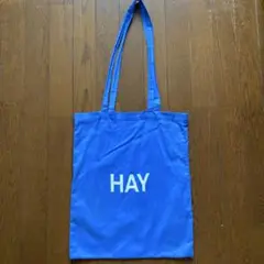 即日発送‼️ HAY ロゴ入り トートバッグ 青 ブルー