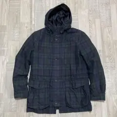 vintage y2k チェックダウン　モッズコート　マウンテンパーカー　生地◎