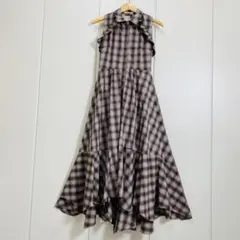 24年製 美品 SNIDEL スナイデル イレヘムシャツワンピース
