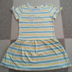 CROWN BANBY ストライプワンピース 140 女の子