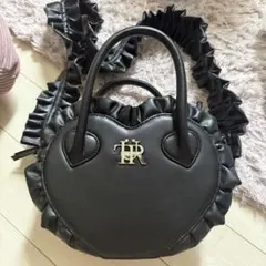 タグ付き未使用 コケティッシュティアラ ハートバッグ ブラック