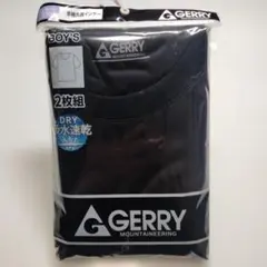 新品未使用　GERRY　半袖丸首インナー　2枚組　黒　ブラック　170