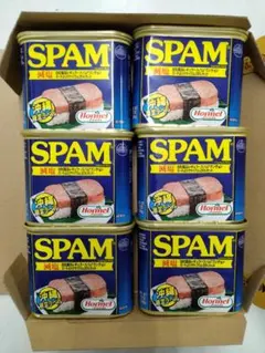 SPAM 減塩 沖縄限定ラベル ランチョンミート 6缶のサムネイル
