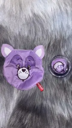 CareBears ふわふわフェイス巾着＆フェイスポーチ