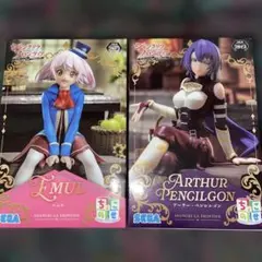 シャングリラフロンティア　ちょこのせ￼ペンシルゴン　エムル￼ 2種フィギュア