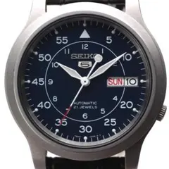 稼動品】SEIKO 5 7S26-02W0 自動巻き 裏スケ 黒文字盤 - メルカリ